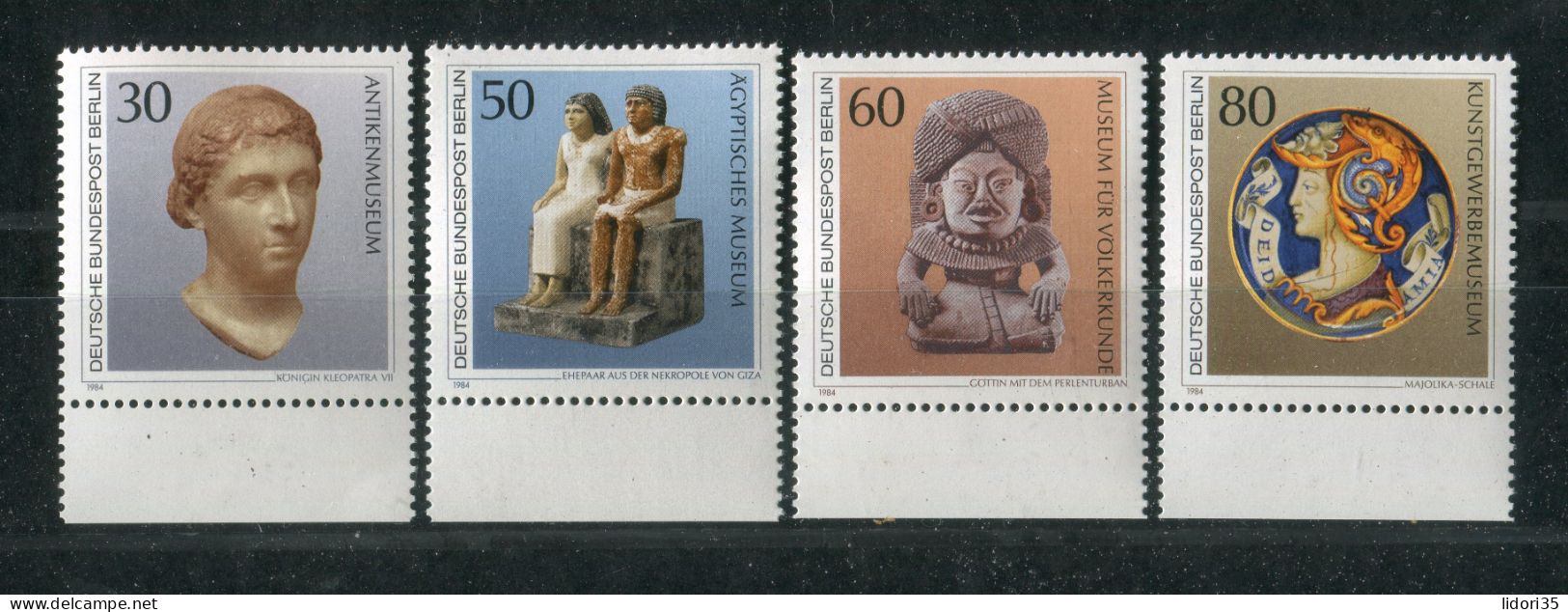 "BERLIN" 1984, Mi. 708-711 "Kunstschaetze" ** (L1148) - Unused Stamps