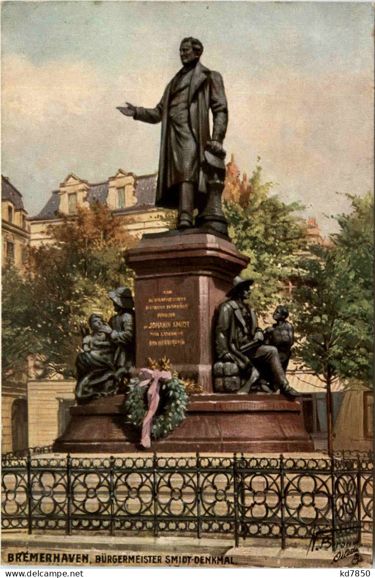 Bremerhaven - Bürgermeister Smidt Denkmal - Bremerhaven