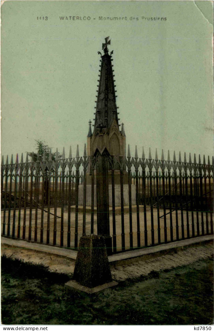 Waterloo - Monument Des Prussiens - Waterloo