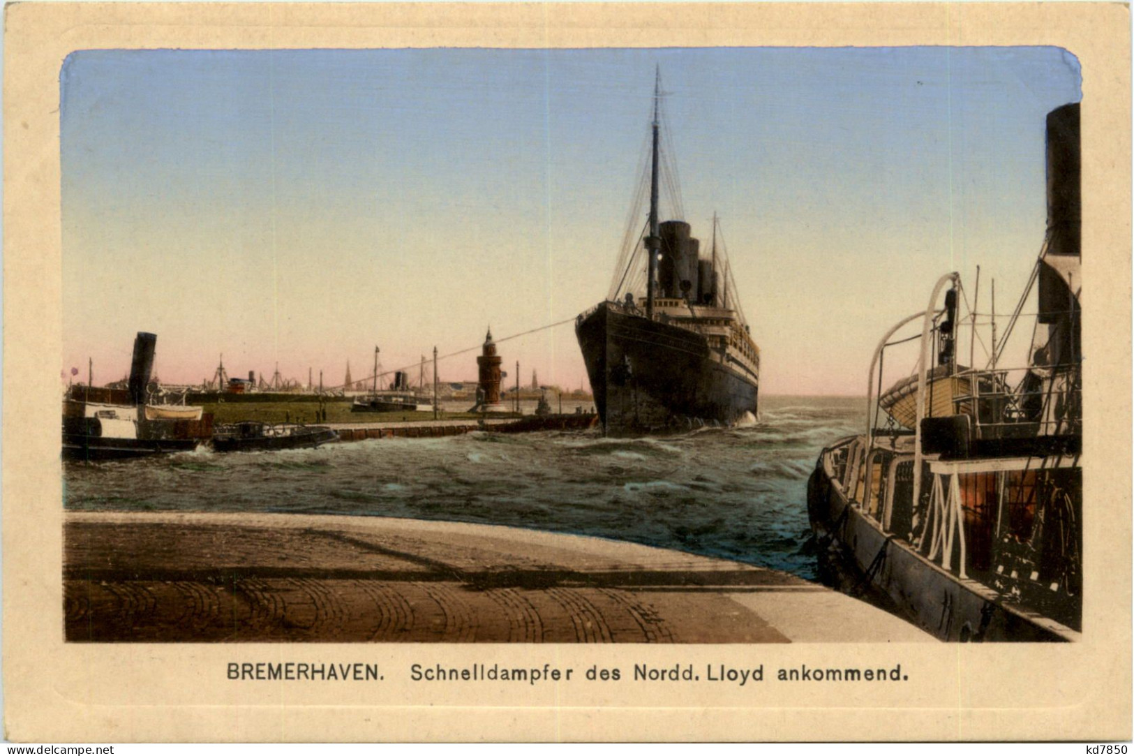 Bremerhaven - Schnelldampfer Der Nordd. Lloyd - Bremerhaven