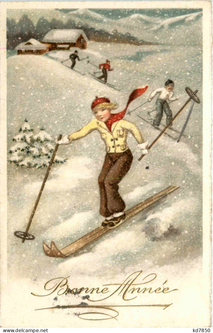 Neujahr - Ski - Anno Nuovo