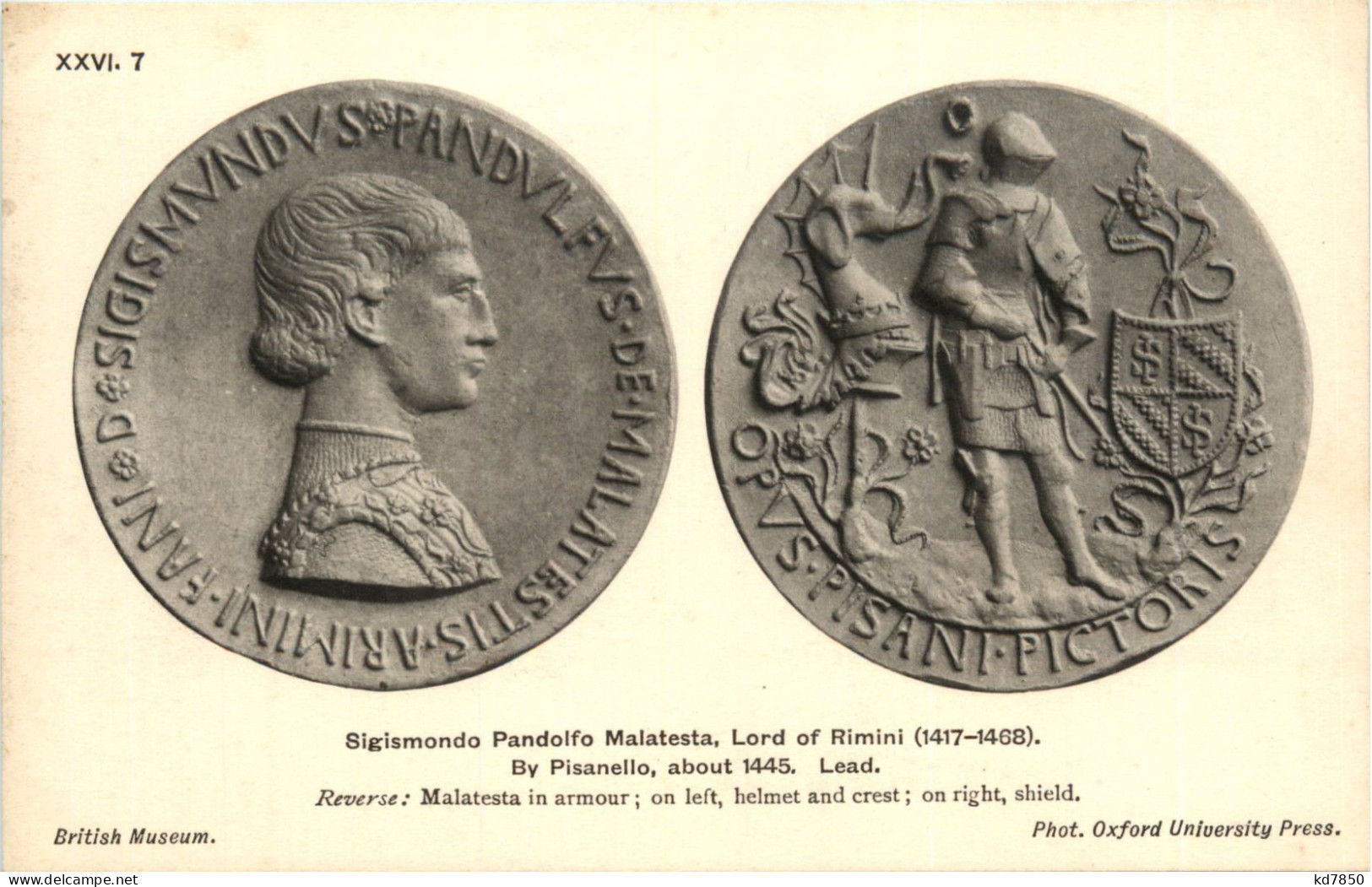 Medal By Pisanello - Sonstige & Ohne Zuordnung