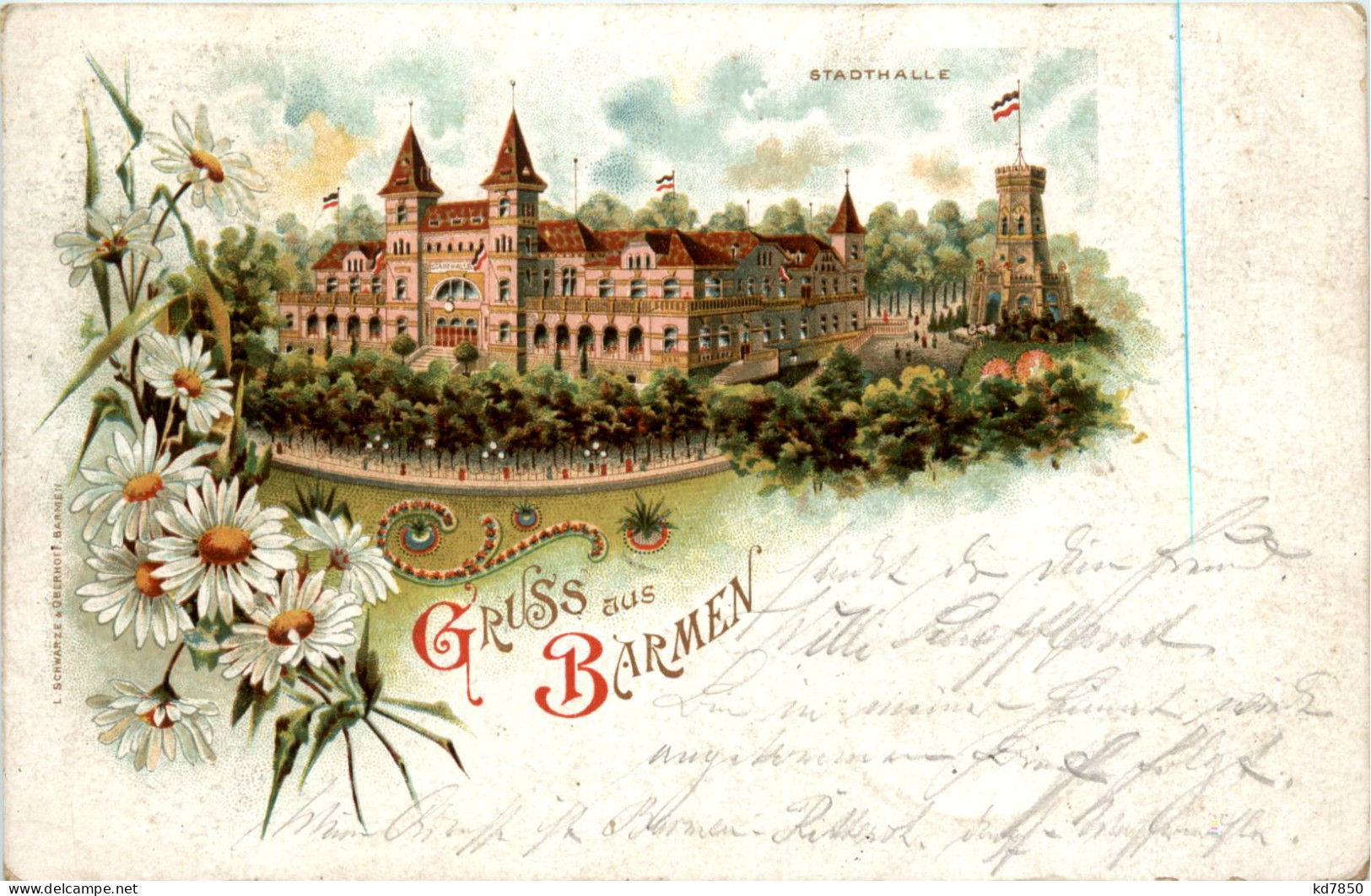 Gruss Aus Barmen - Litho - Wuppertal