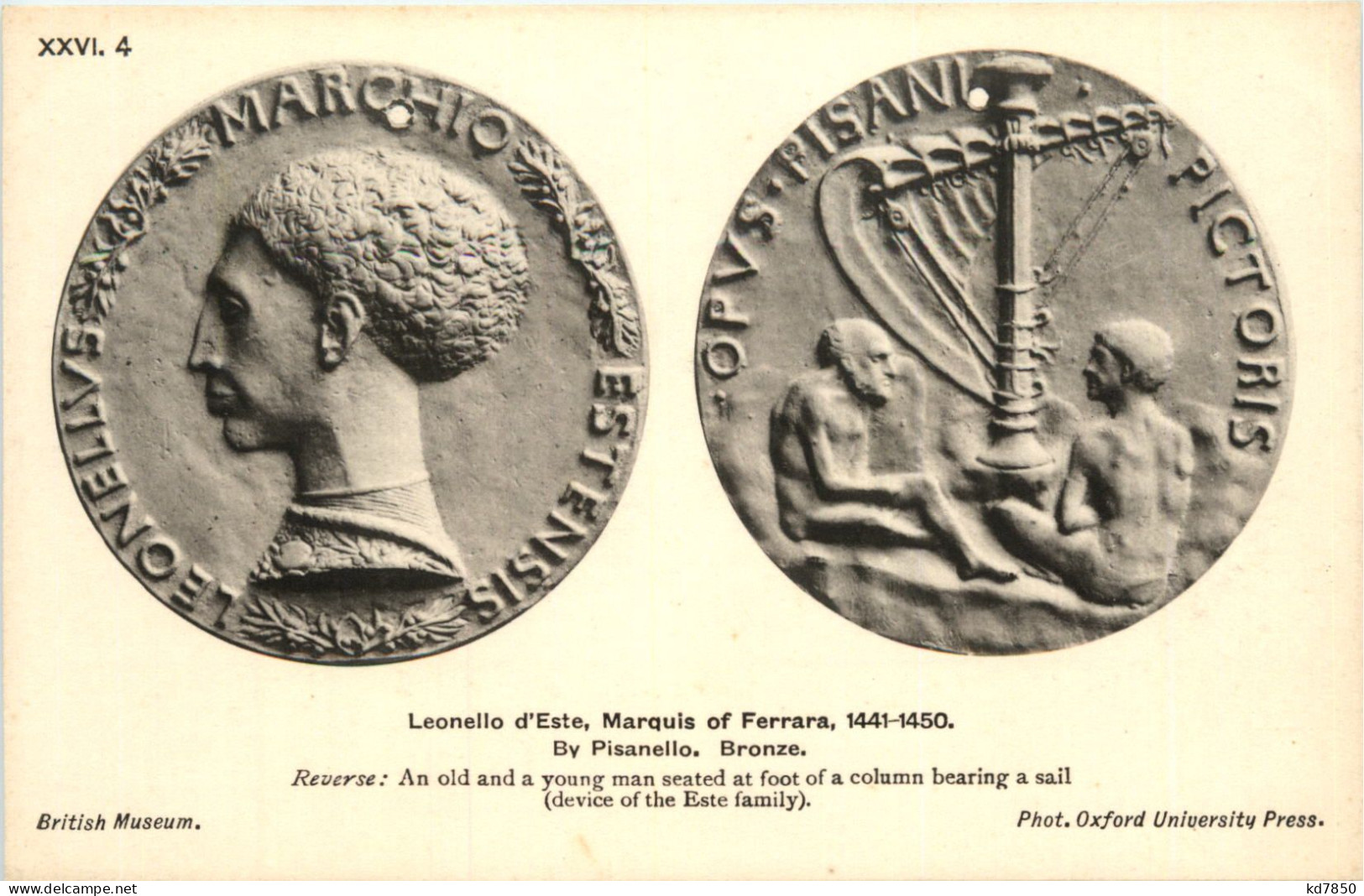 Medal By Pisanello - Sonstige & Ohne Zuordnung