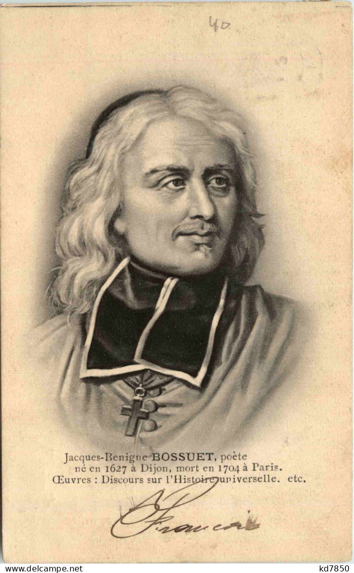 Jacques Benigne Bossuet - Bischof Und Autor - Writers