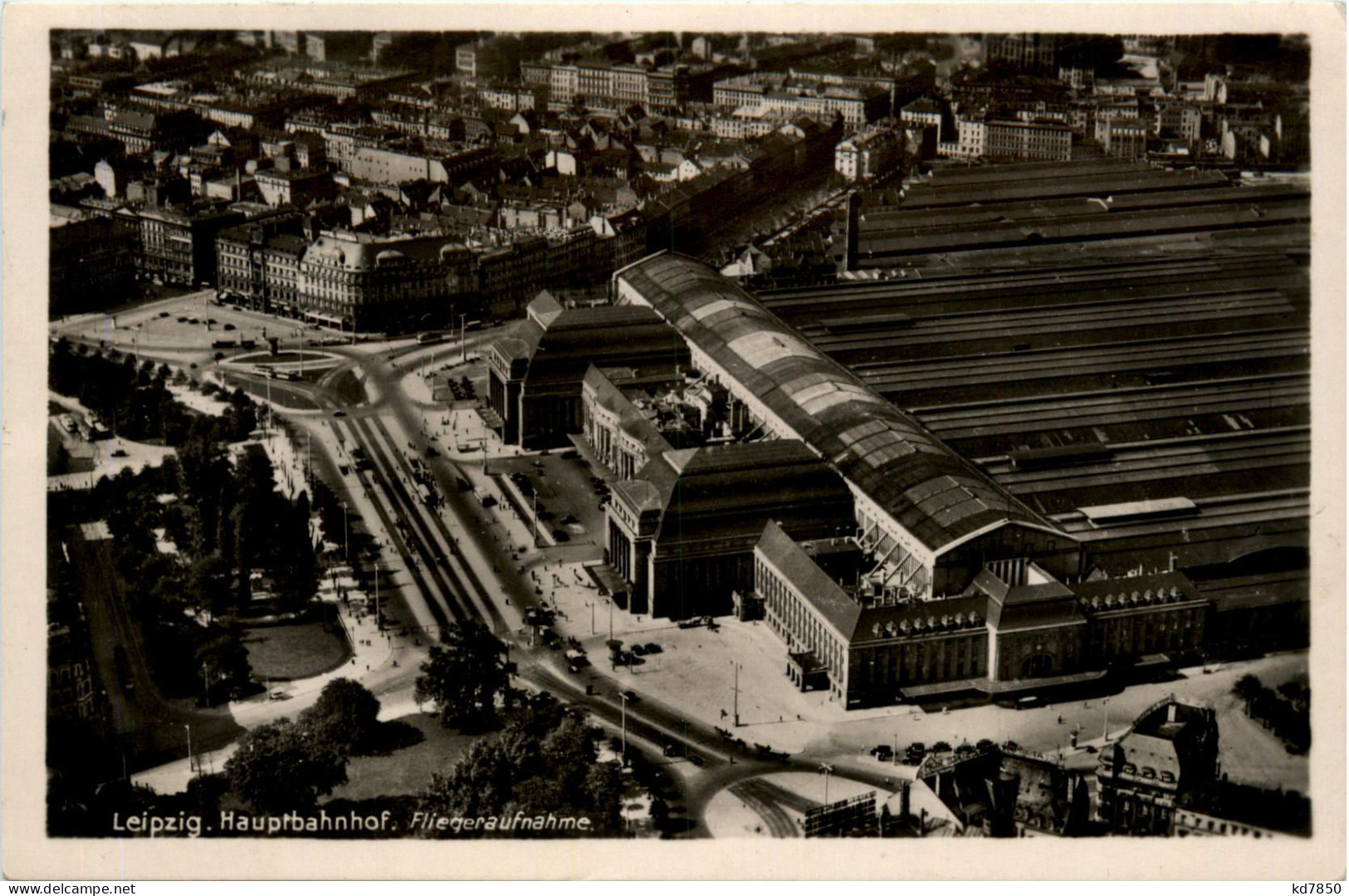 Leipzig - Neuer Hauptbahnhof Fliegeraufnahme - Leipzig