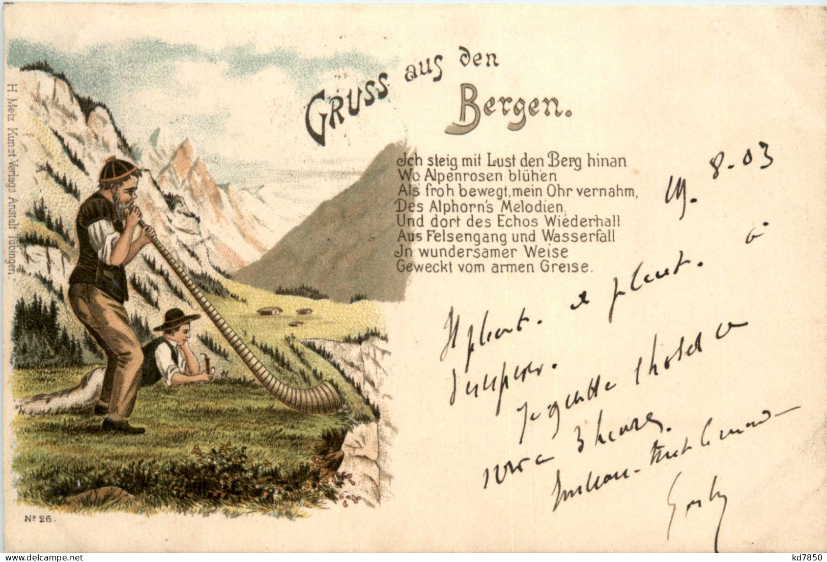 Gruss Aus Den Bergen - Litho - Gruss Aus.../ Gruesse Aus...