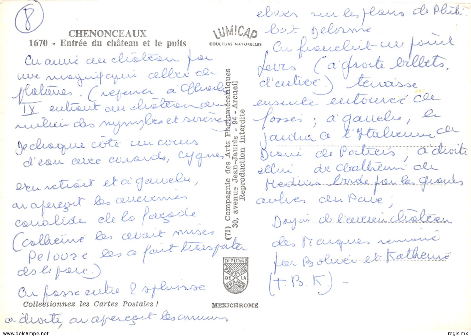 37-CHENONCEAUX LE CHATEAU-N°T1118-D/0165 - Chenonceaux