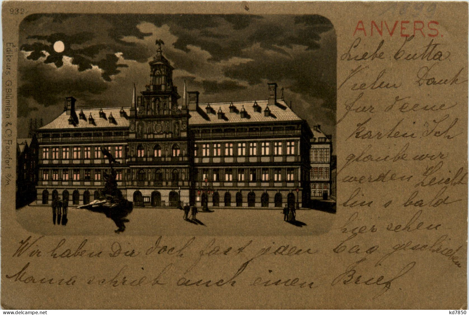 Anvers - Litho - Antwerpen