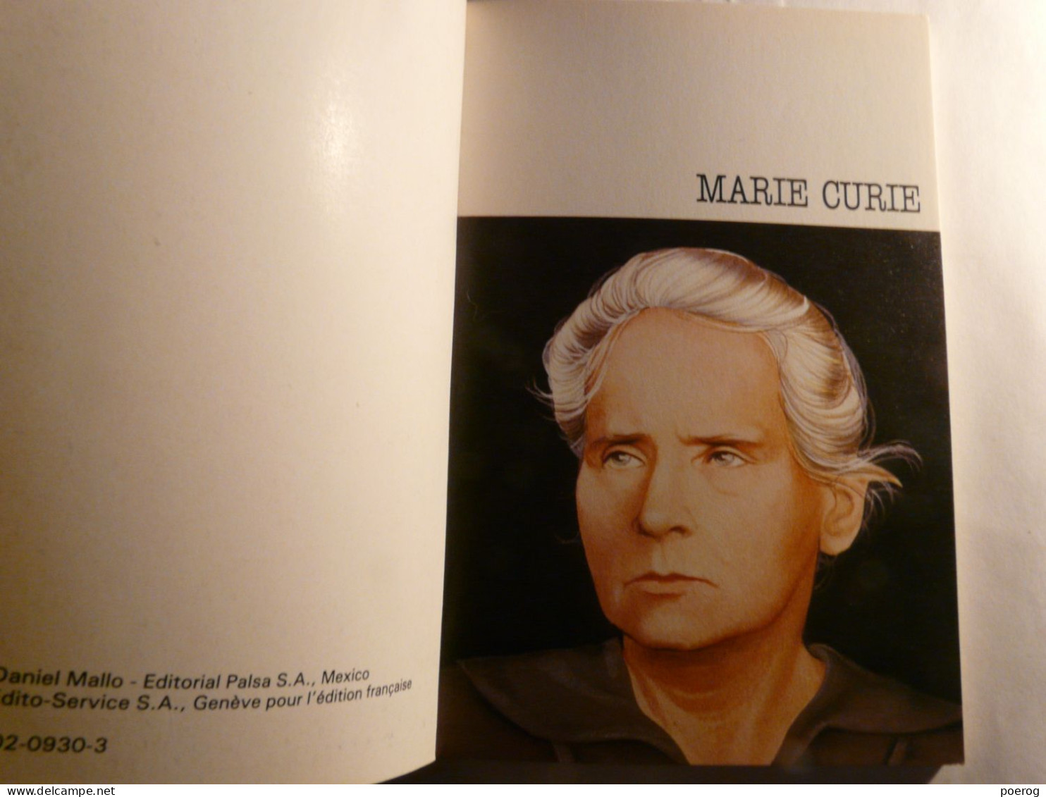 MARIE CURIE - LES GRANDES BIOGRAPHIES EN BANDES DESSINEES BD - BIOGRAPHIE COLLECTIF  1983 - GEORGETA PUSZTAI Biographie - Autres & Non Classés