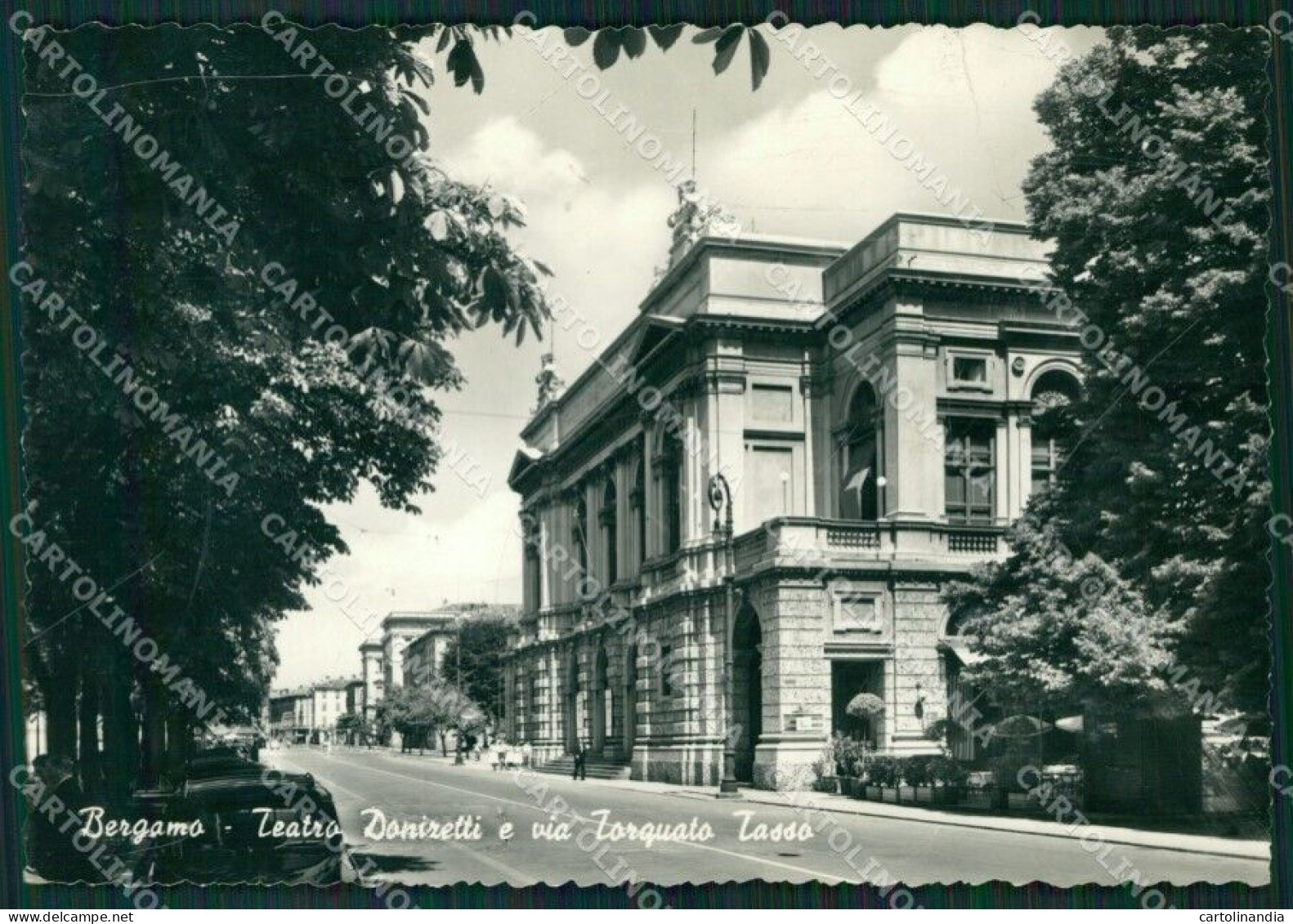 Bergamo Città Teatro PIEGHINA Foto FG Cartolina ZKM9130 - Bergamo