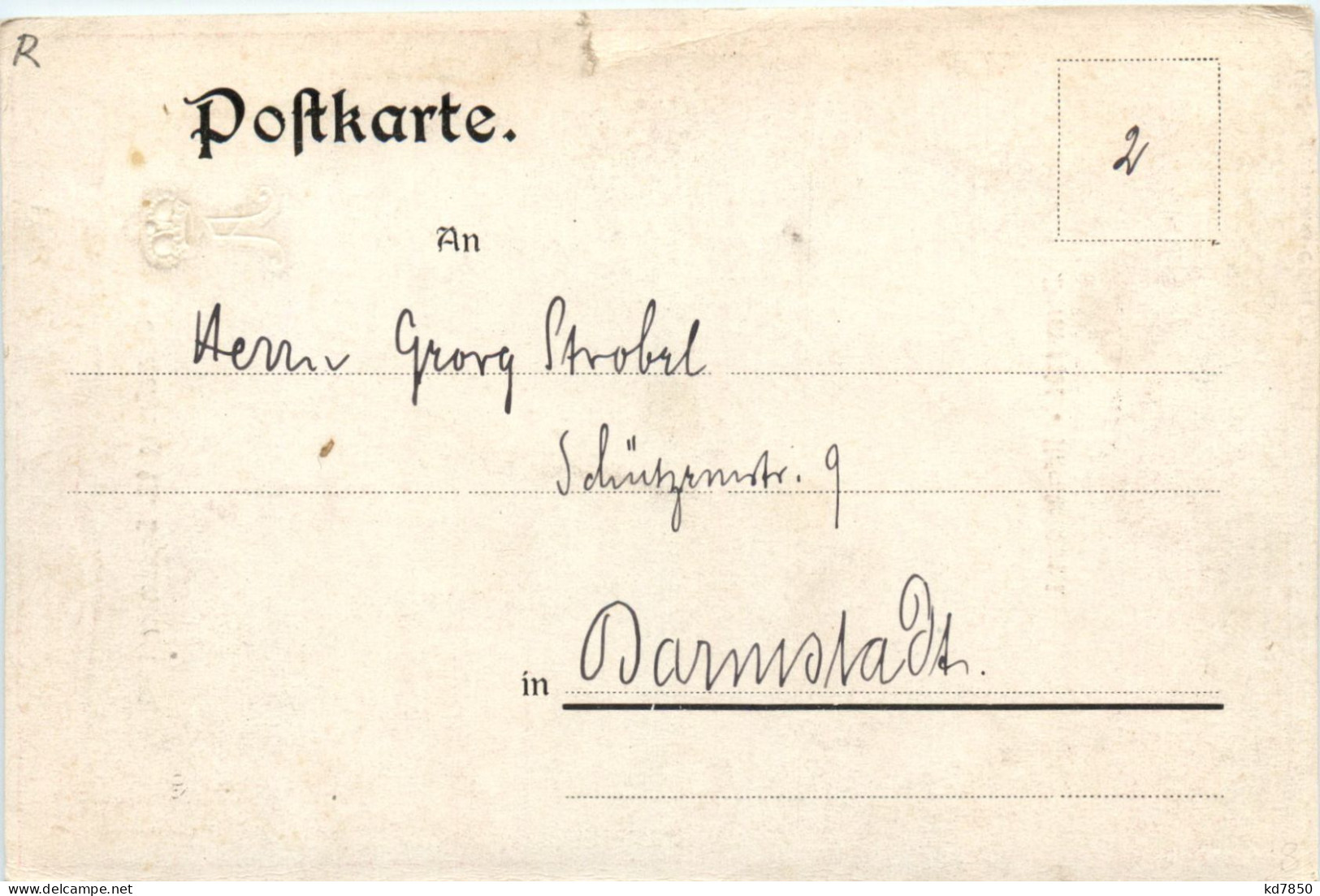 Darmstadt - Alicedenkmal Einweihung 1902 - Darmstadt