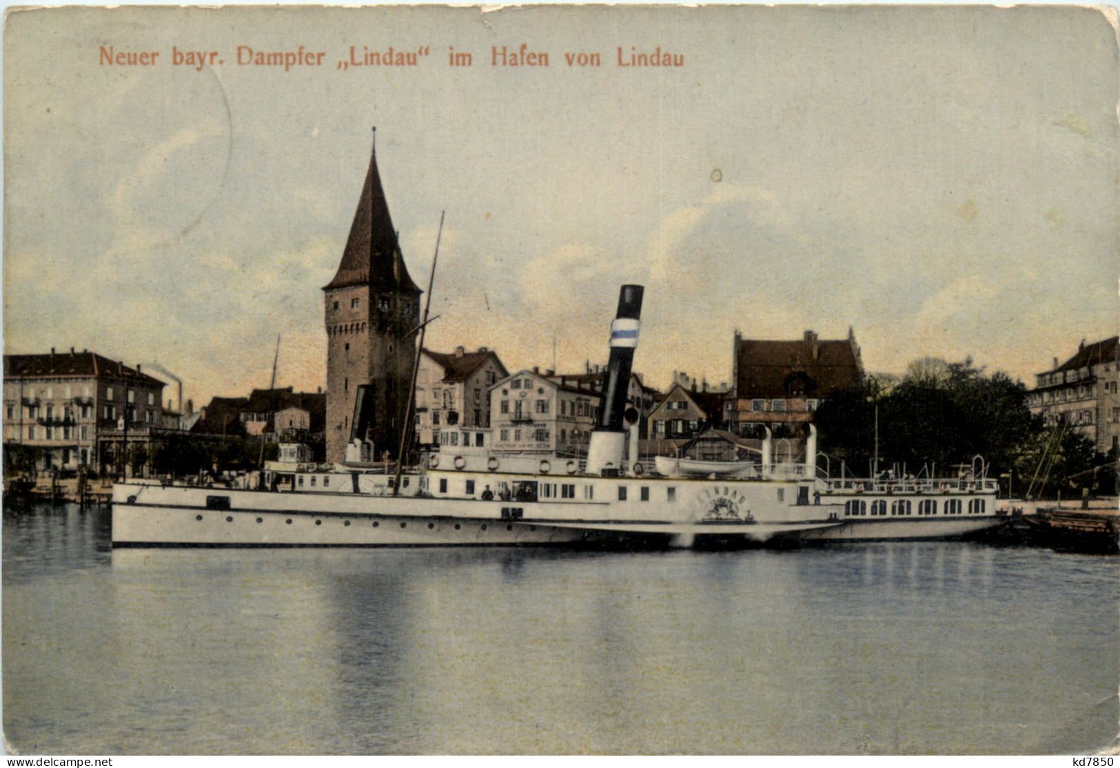 Lindau - Neuer Dampfer Lindau - Lindau A. Bodensee