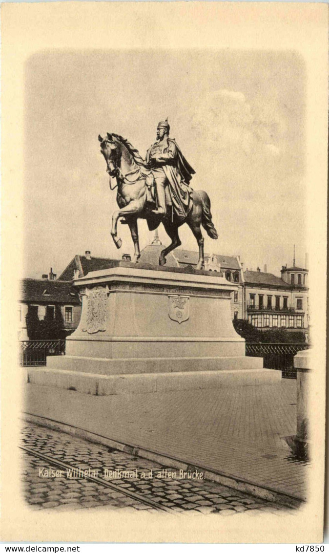 Saarbrücken - Kaiser Wilhelm Denkmal - Saarbrücken