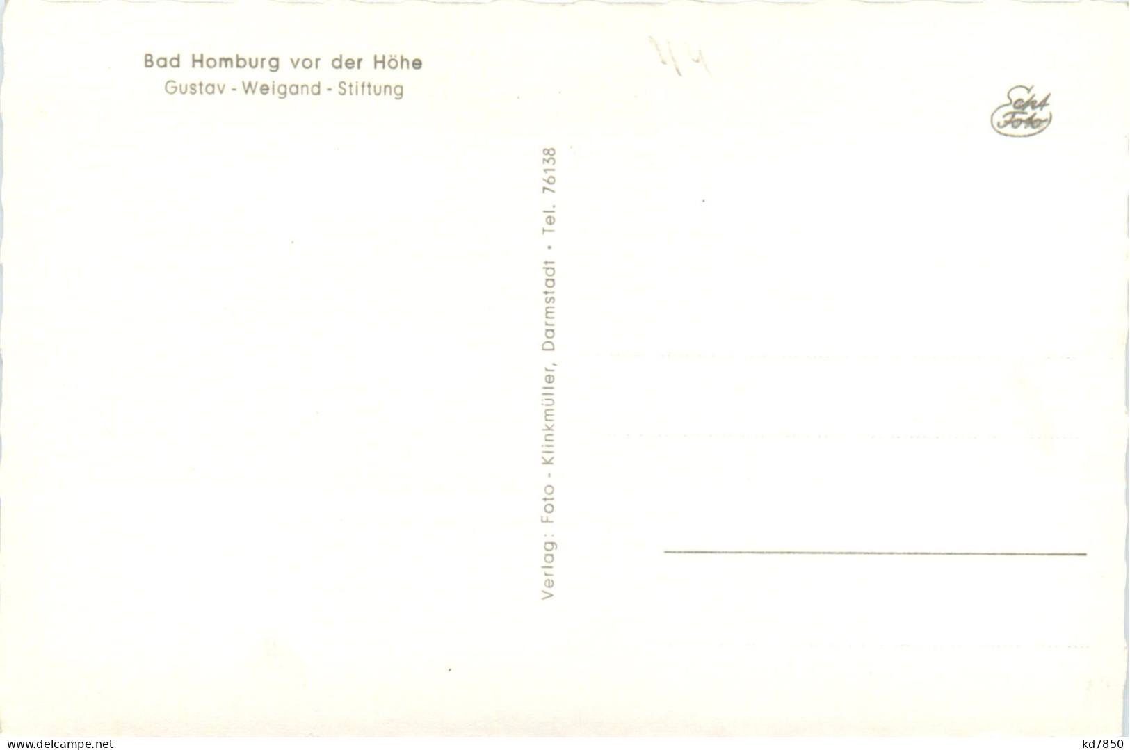 Bad Homburg Vor Der Höhe - Gustav Weigand Stiftung - Bad Homburg