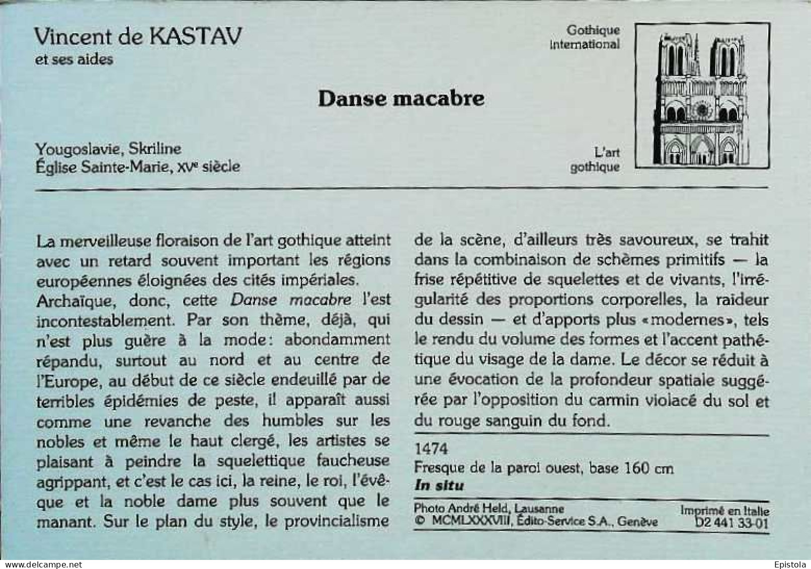 ► Vincent De Kastav Danse Macabre - Peintures & Tableaux