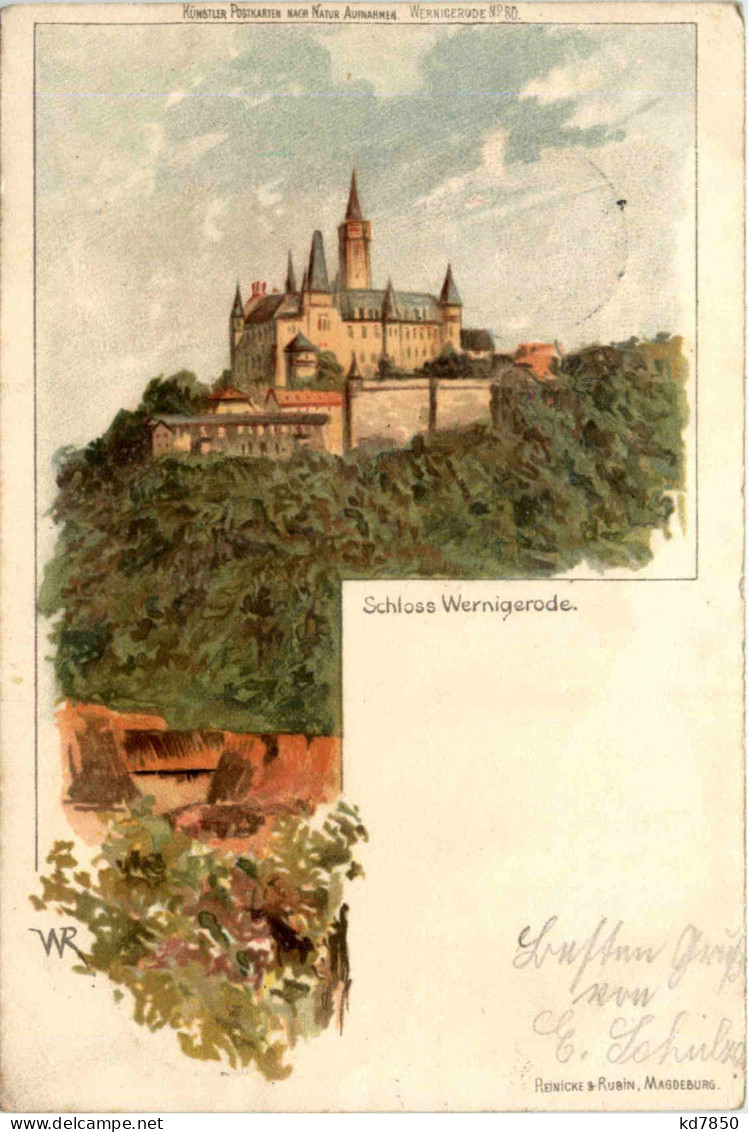 Schloss Wernigerode - Litho - Wernigerode