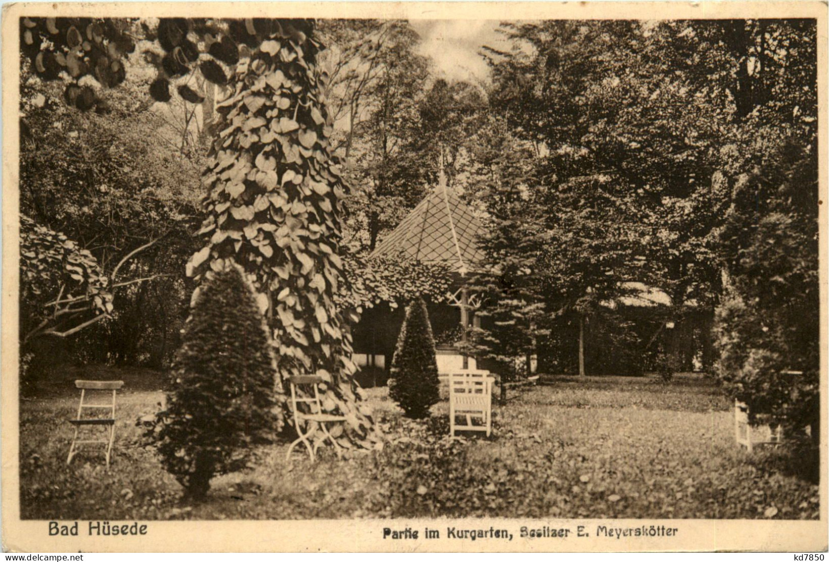 Bad Hüsede - Partie Im Kurgarten - Bahnpost - Osnabrück