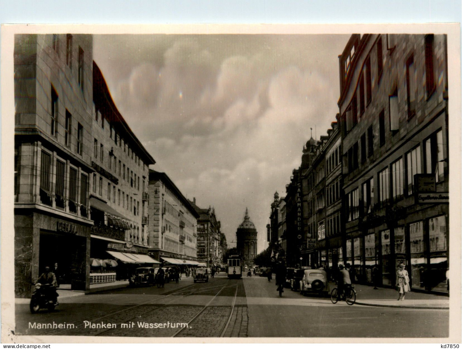 Mannheim - Planken Mit Wasserturm - Mannheim