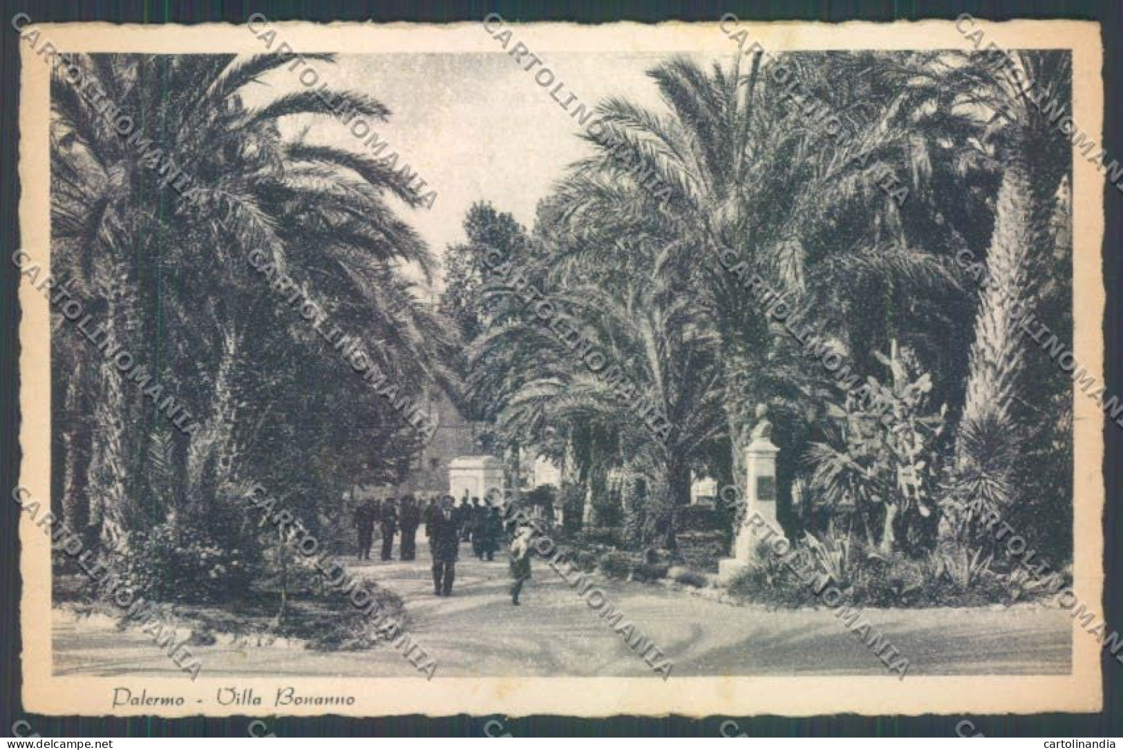 Palermo Città Villa Bonanno Cartolina ZT7652 - Palermo