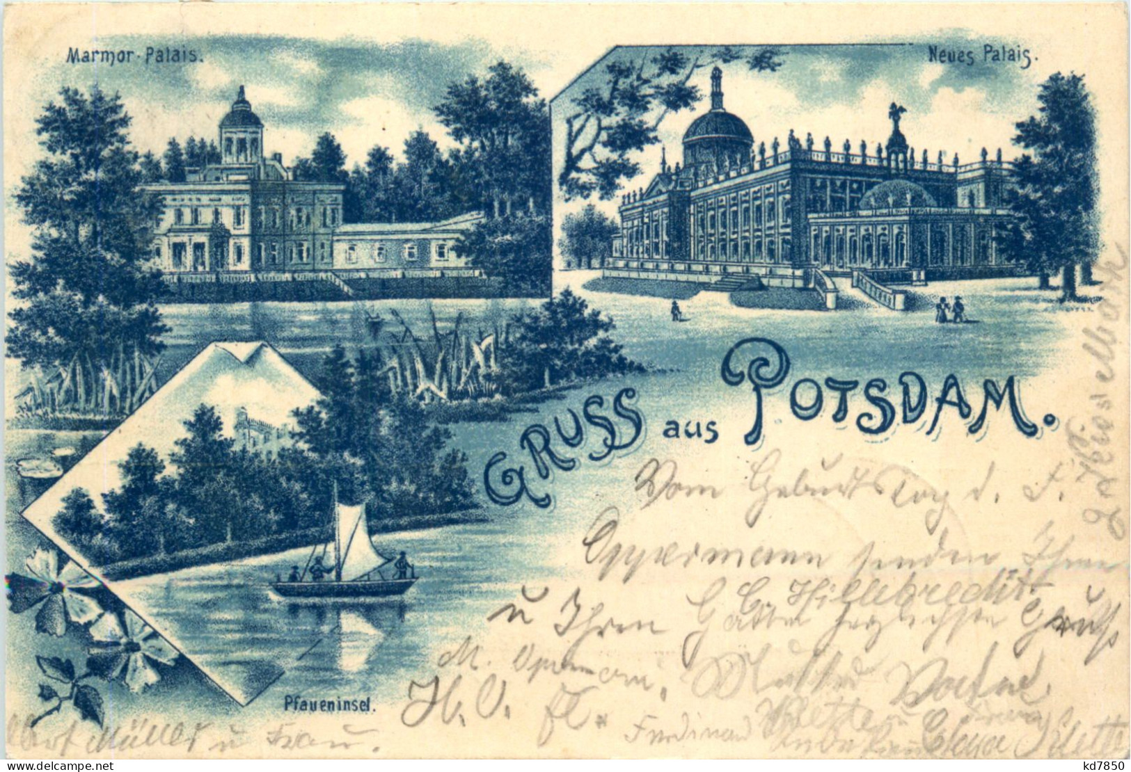 Gruss Aus Potsdam - Litho - Potsdam