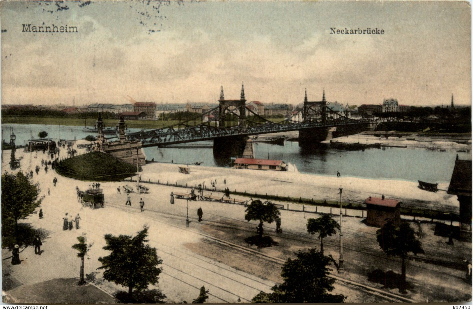 Mannheim - Neckarbrücke - Mannheim