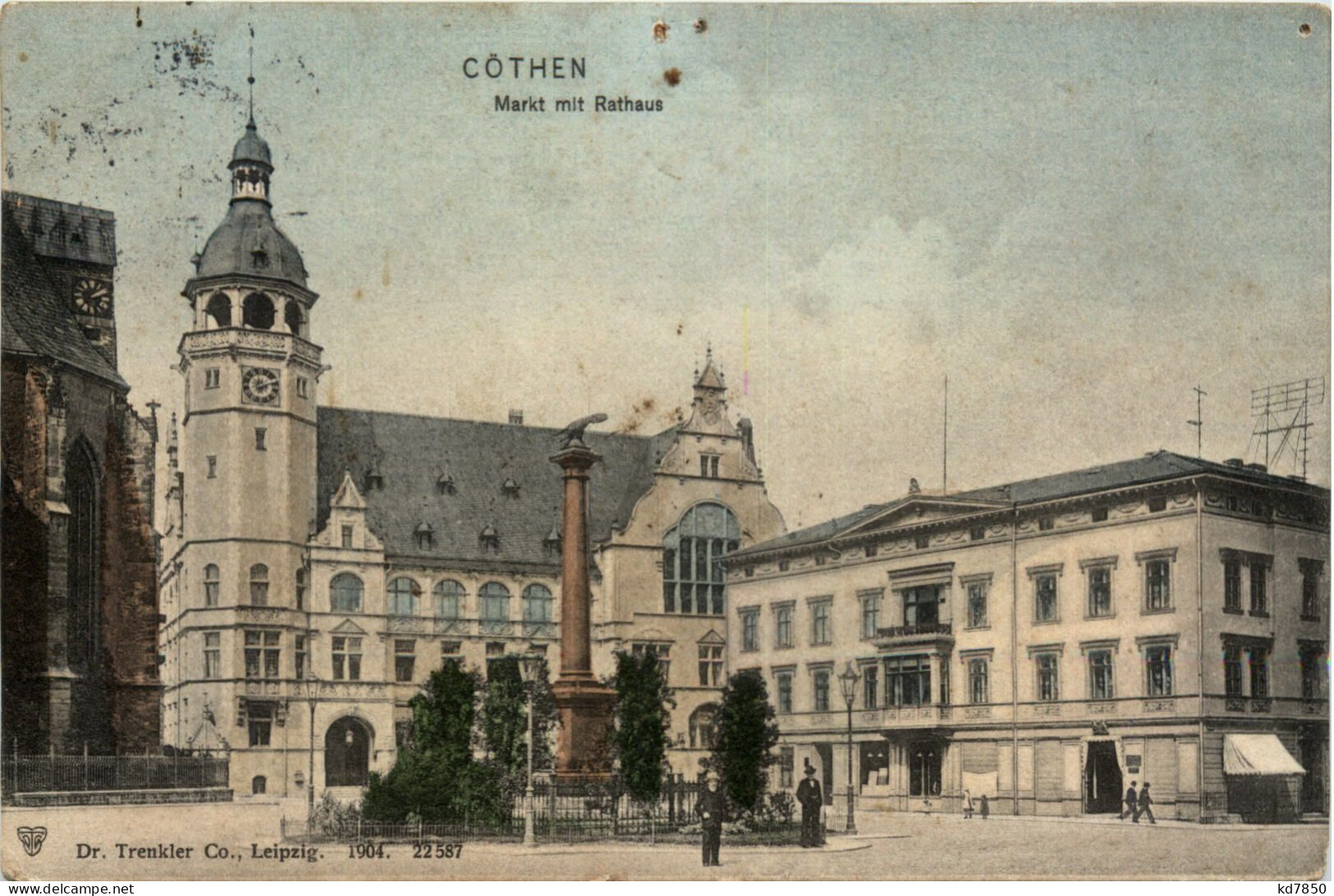 Cöthen - Markt Mit Rathaus - Koethen (Anhalt)