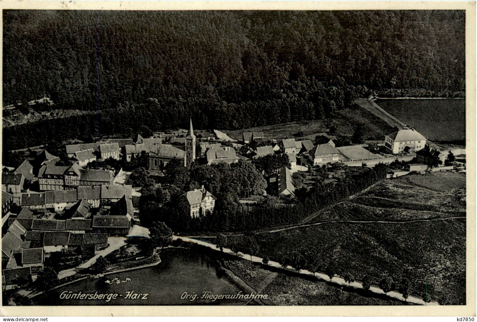 Güntersberge - Fliegeraufnahme - Harzgerode