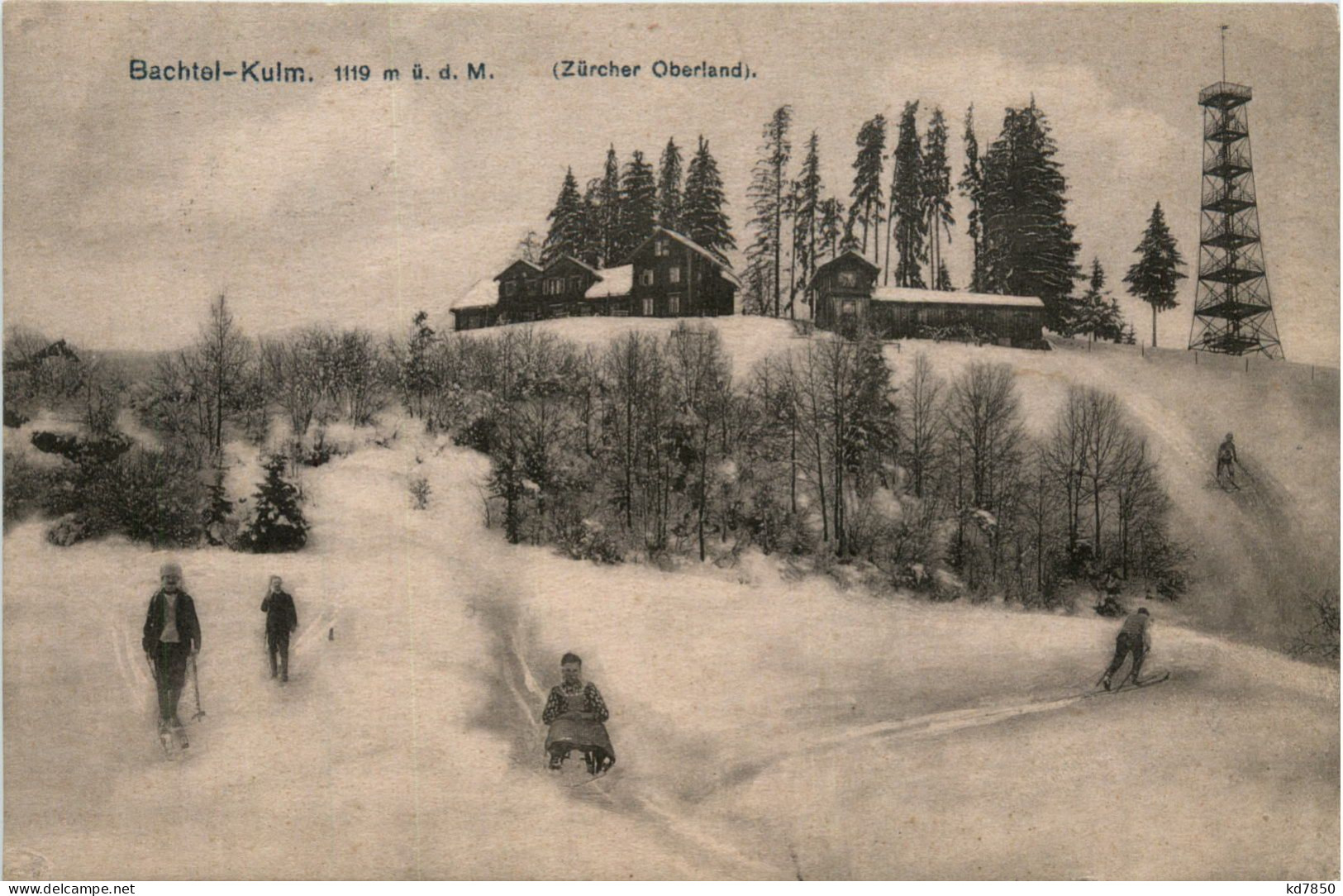 Bachtel Kulm Im Winter - Hinwil