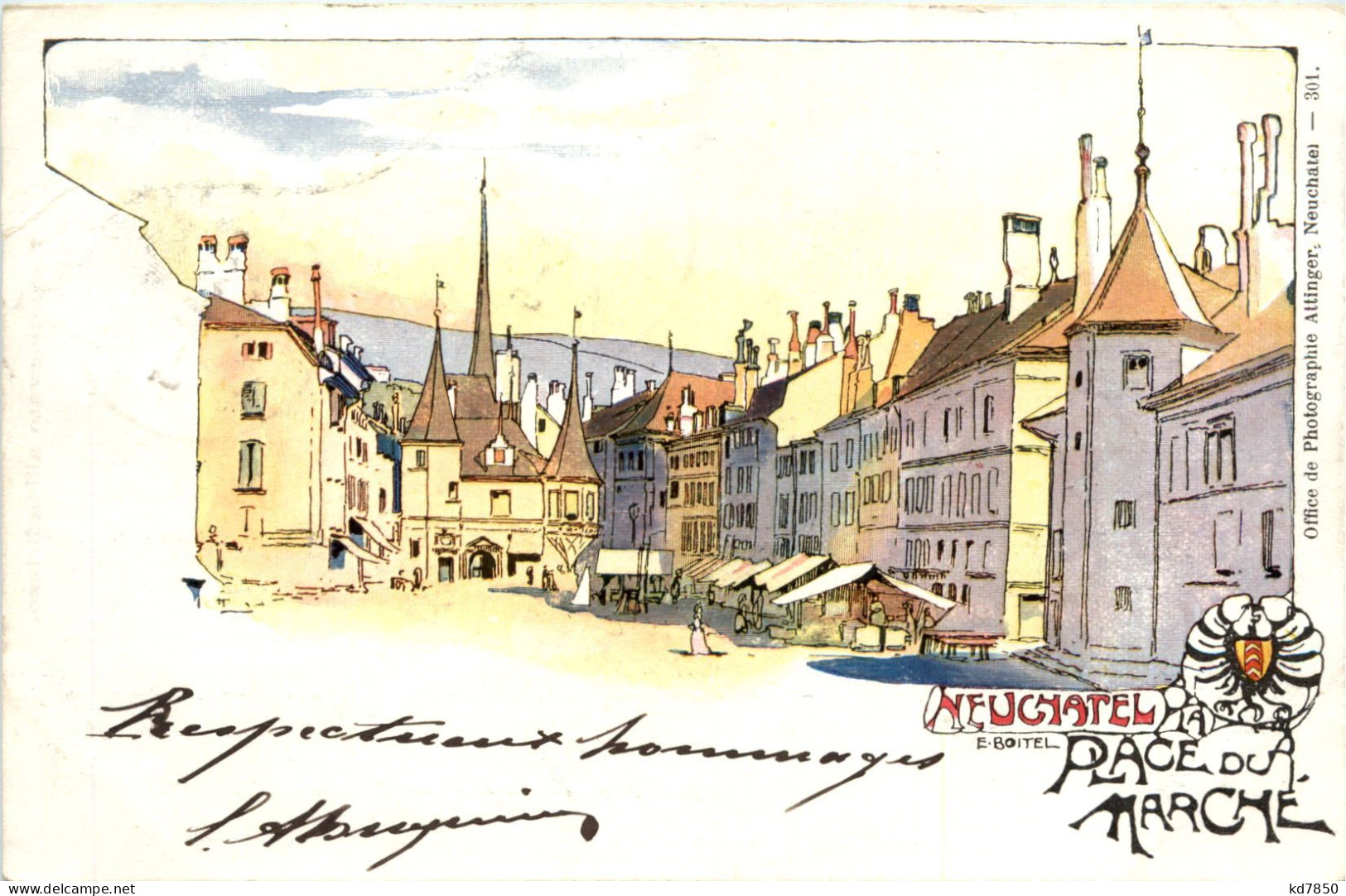 Neuchatel - Place Du Marche - Neuchâtel