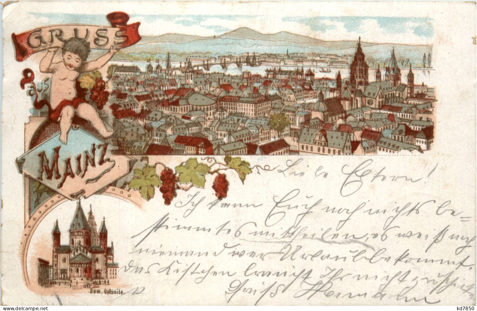 Gruss Aus Mainz - Litho - Mainz