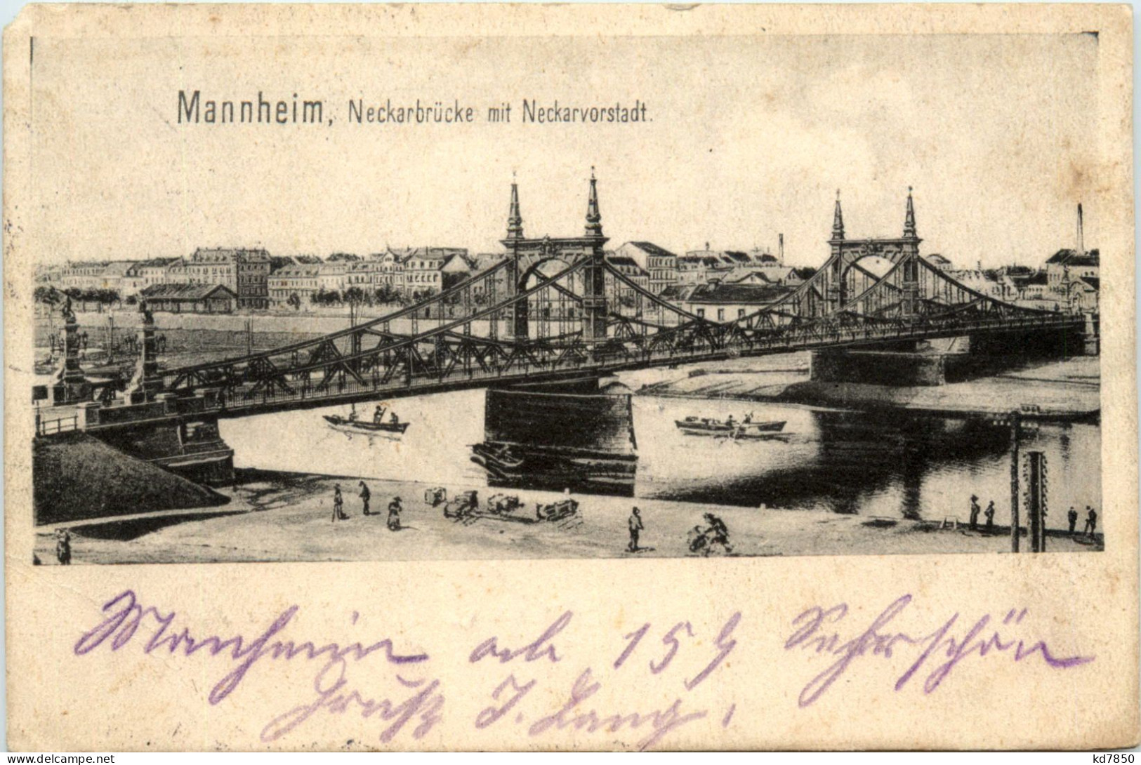 Mannheim - Neckarbrücke - Mannheim