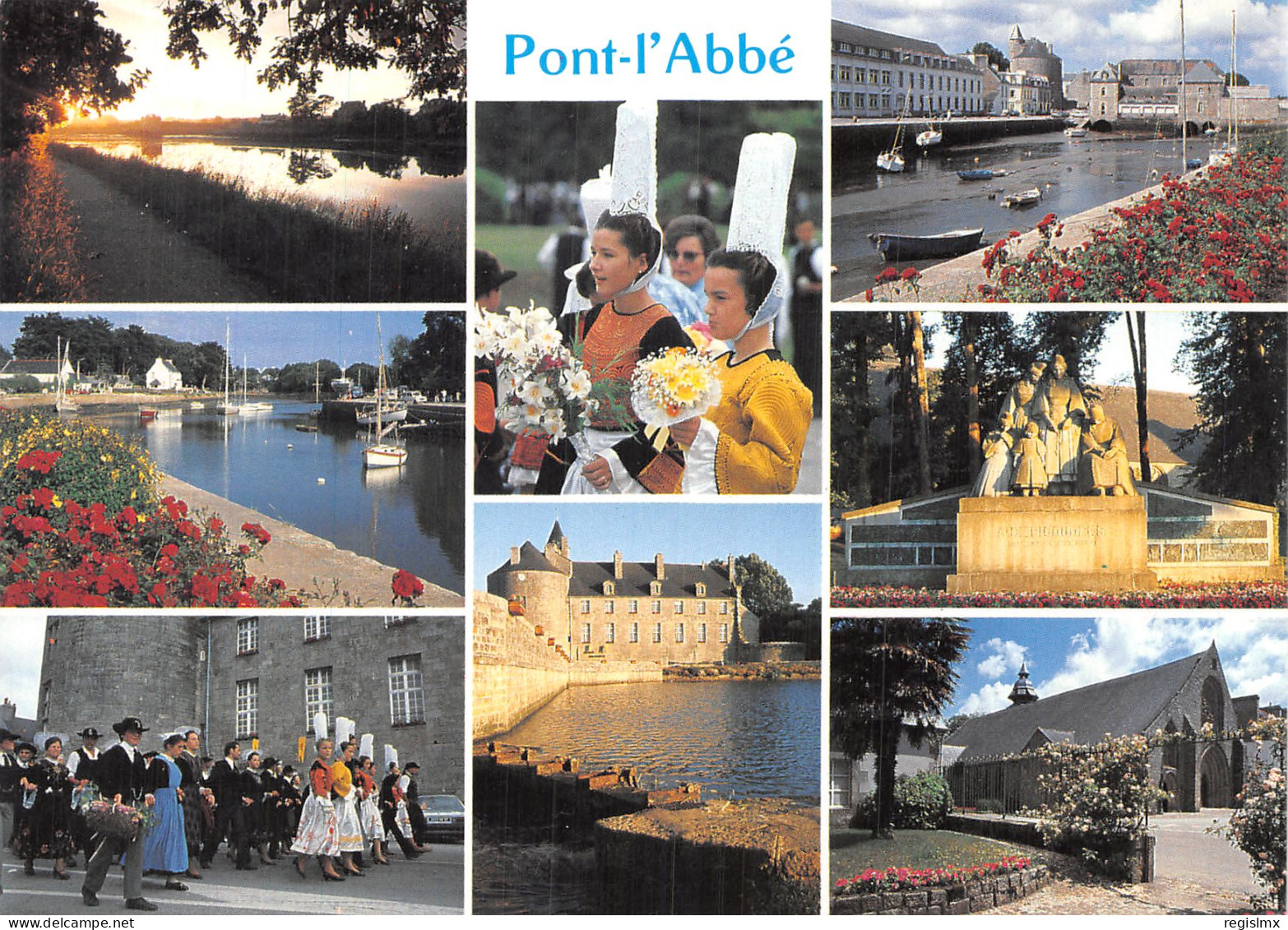 29-PONT L ABBE BIGOUDENNE FOLKLORE COIFFE COSTUME-N°T1119-C/0007 - Pont L'Abbe