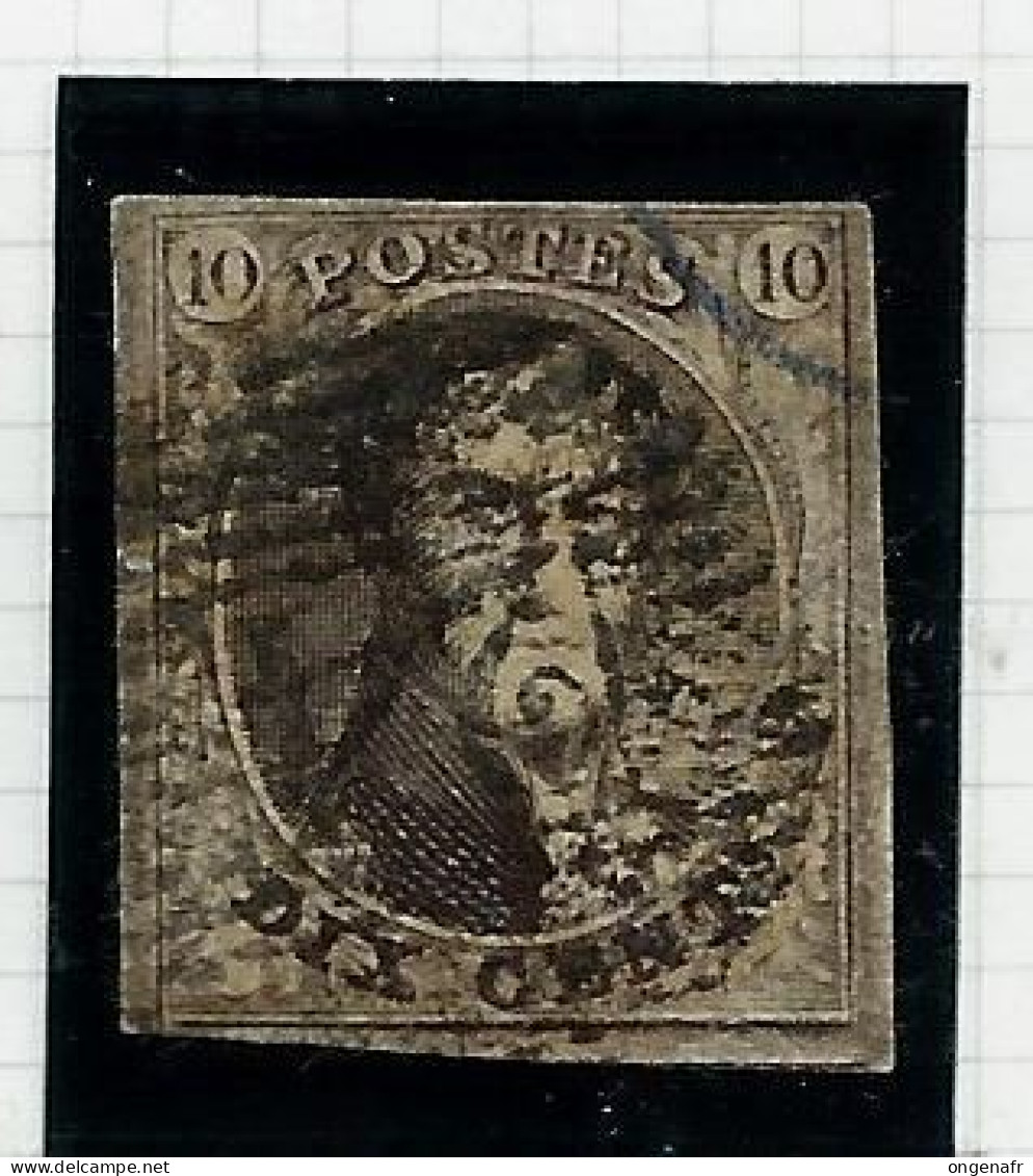 Médaillons Allongés Sans Filigrane : N° 10B ( Papier épais ) Obl. - 1858-1862 Medallions (9/12)