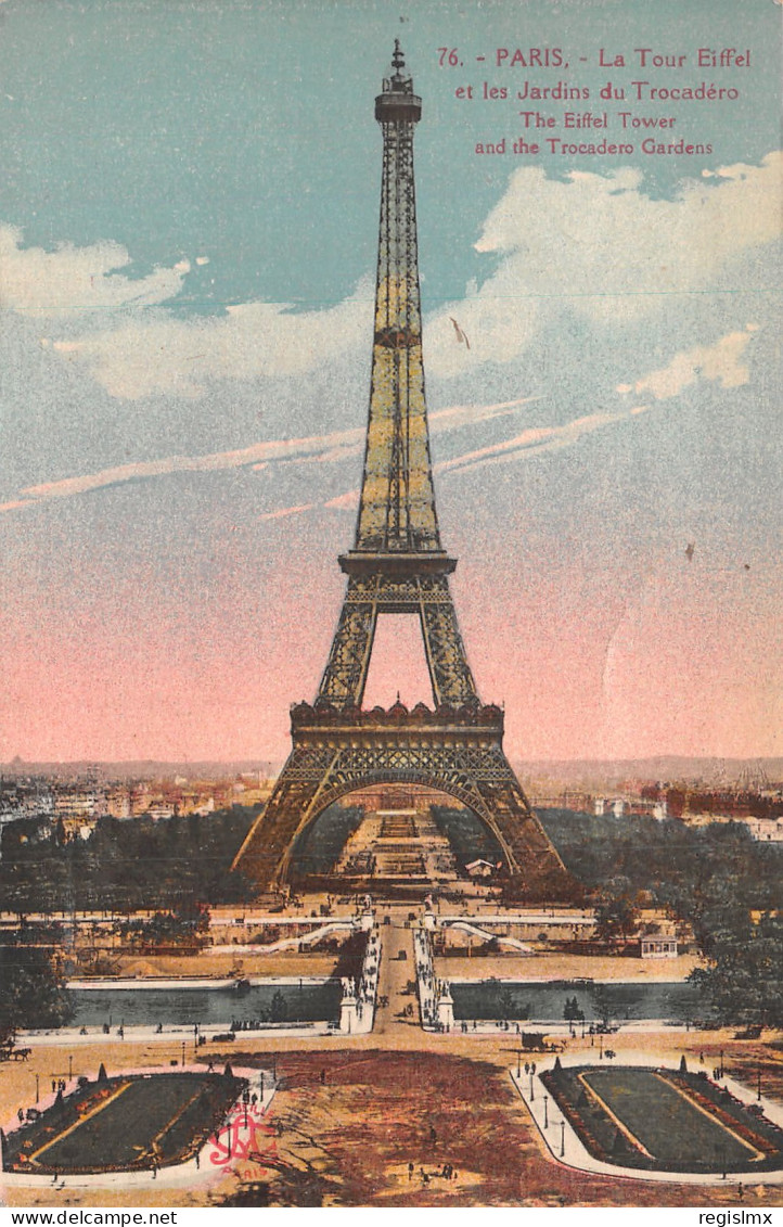 75-PARIS TOUR EIFFEL-N°T1120-A/0183 - Tour Eiffel