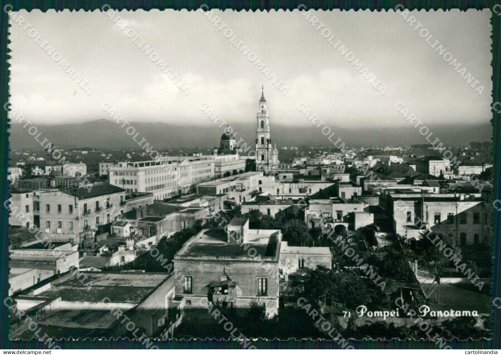 Napoli Pompei FG Foto Cartolina KB5370 - Napoli