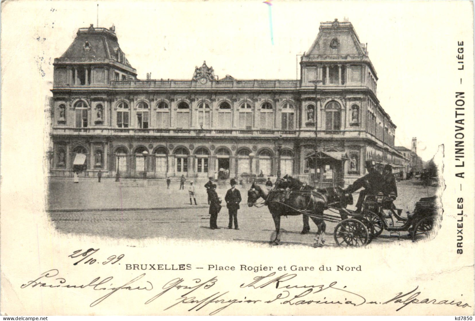 Bruxelles - Place Rogier Et Gare Du Nord - Other & Unclassified