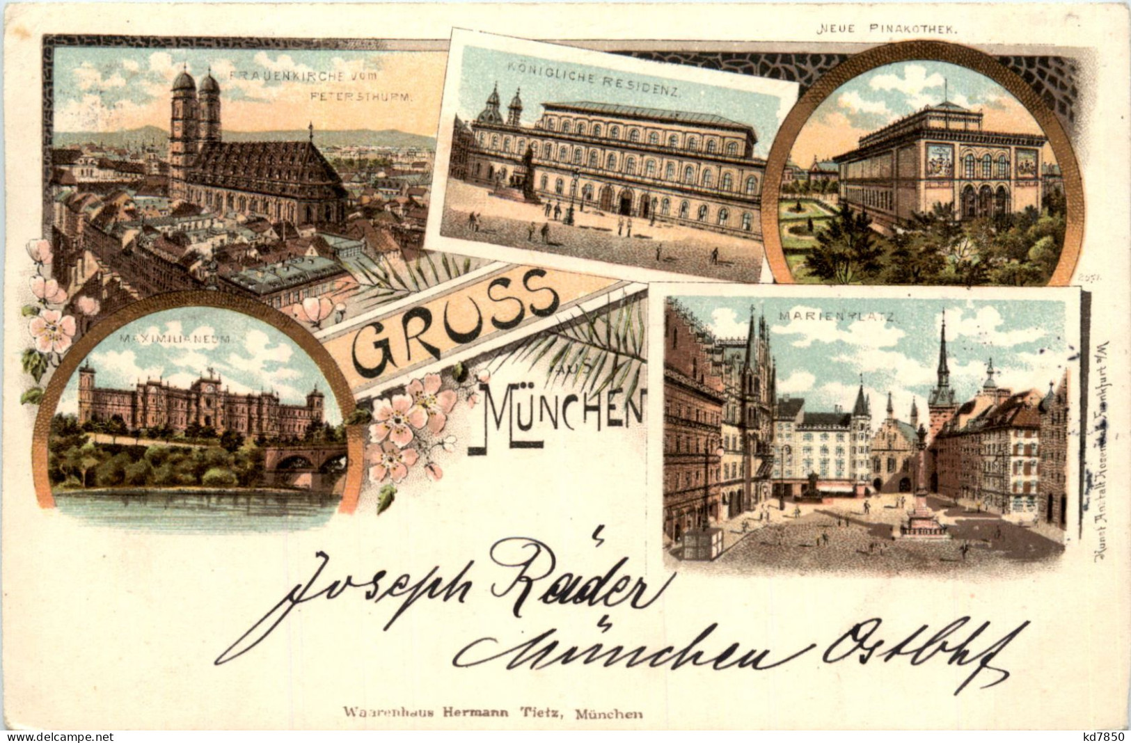 Gruss Aus München - Litho - München