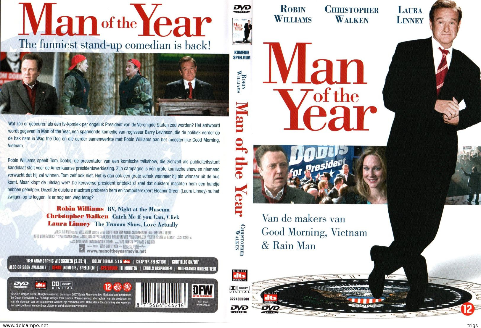 DVD - Man Of The Year - Komedie