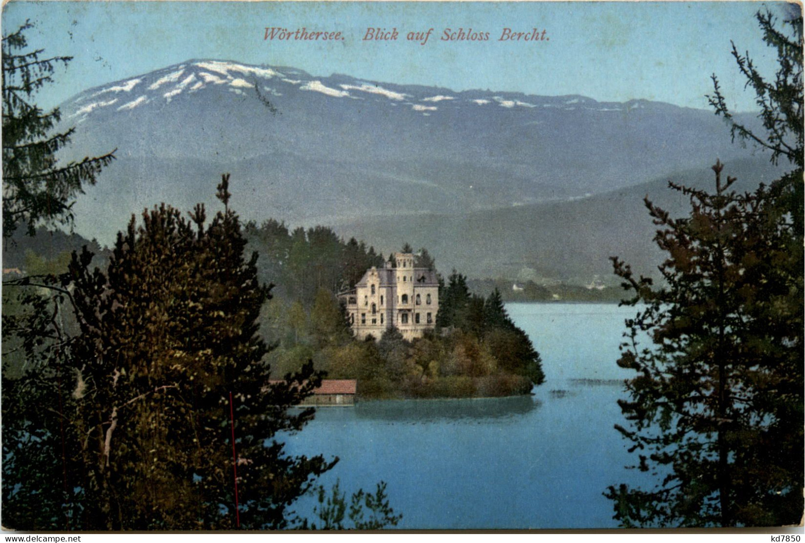 Klagenfurt, Wörthersee, Blick Auf Schloss Bercht - Klagenfurt