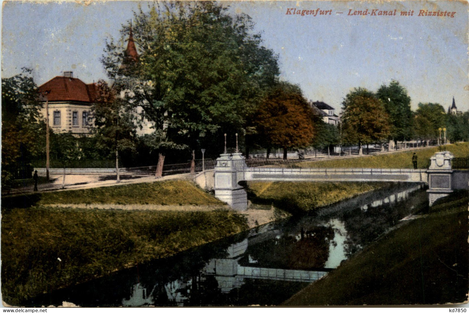 Klagenfurt, Lendkanal Mit Rizzisteg - Klagenfurt