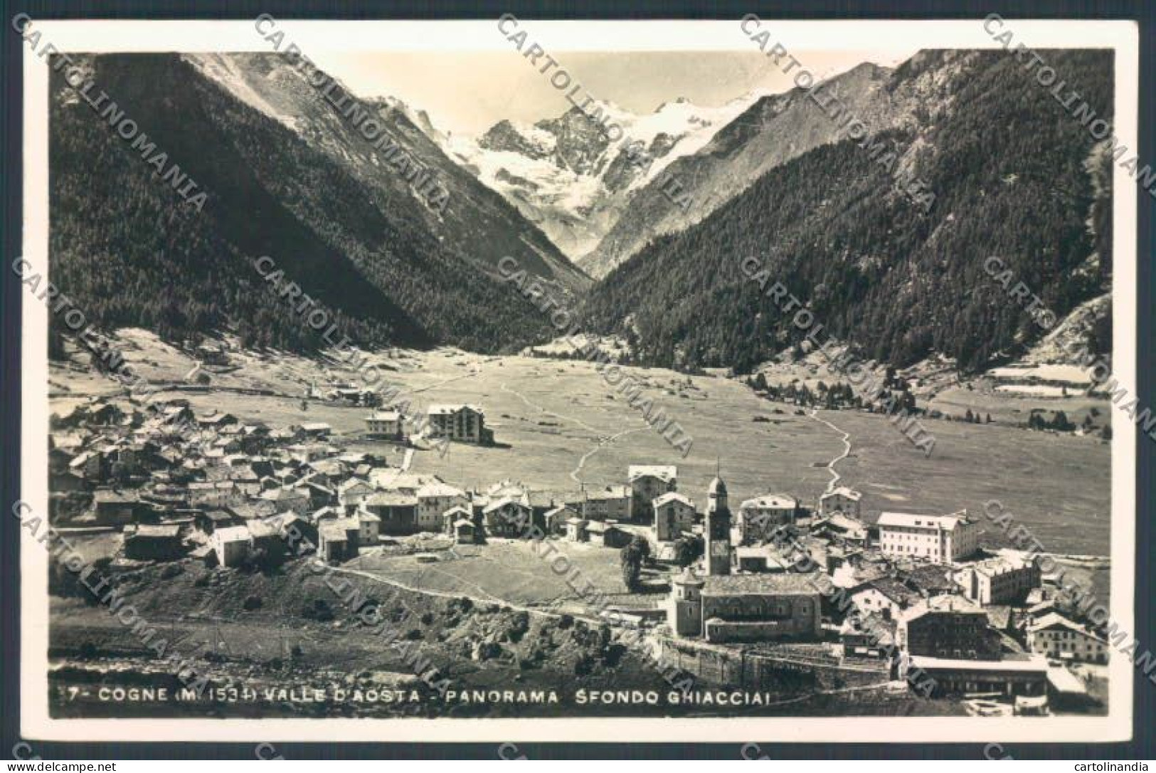 Aosta Cogne Foto Cartolina ZQ4515 - Aosta