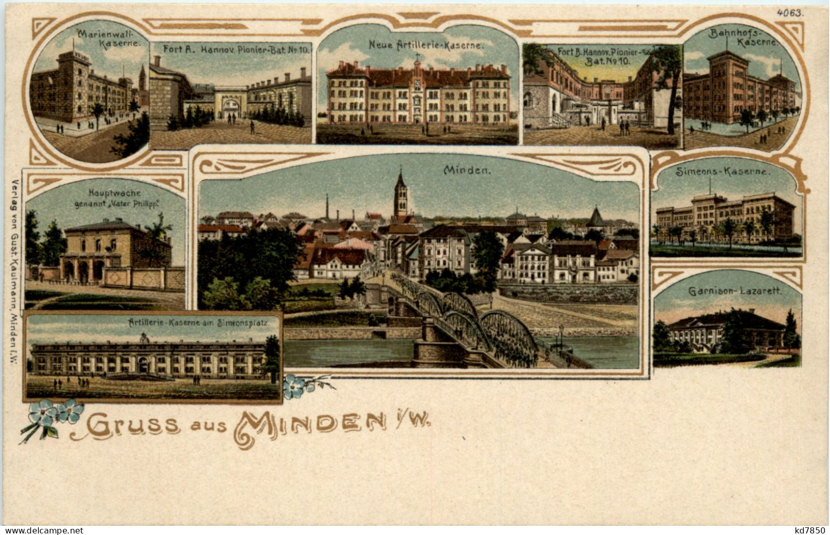 Grussaus Minden - Litho - Minden