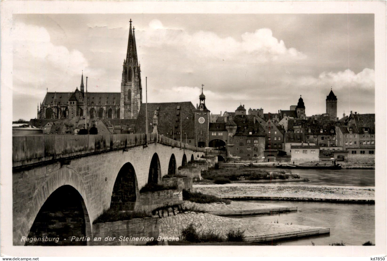 Regensburg, Partie An Der Steinernen Brücke - Regensburg