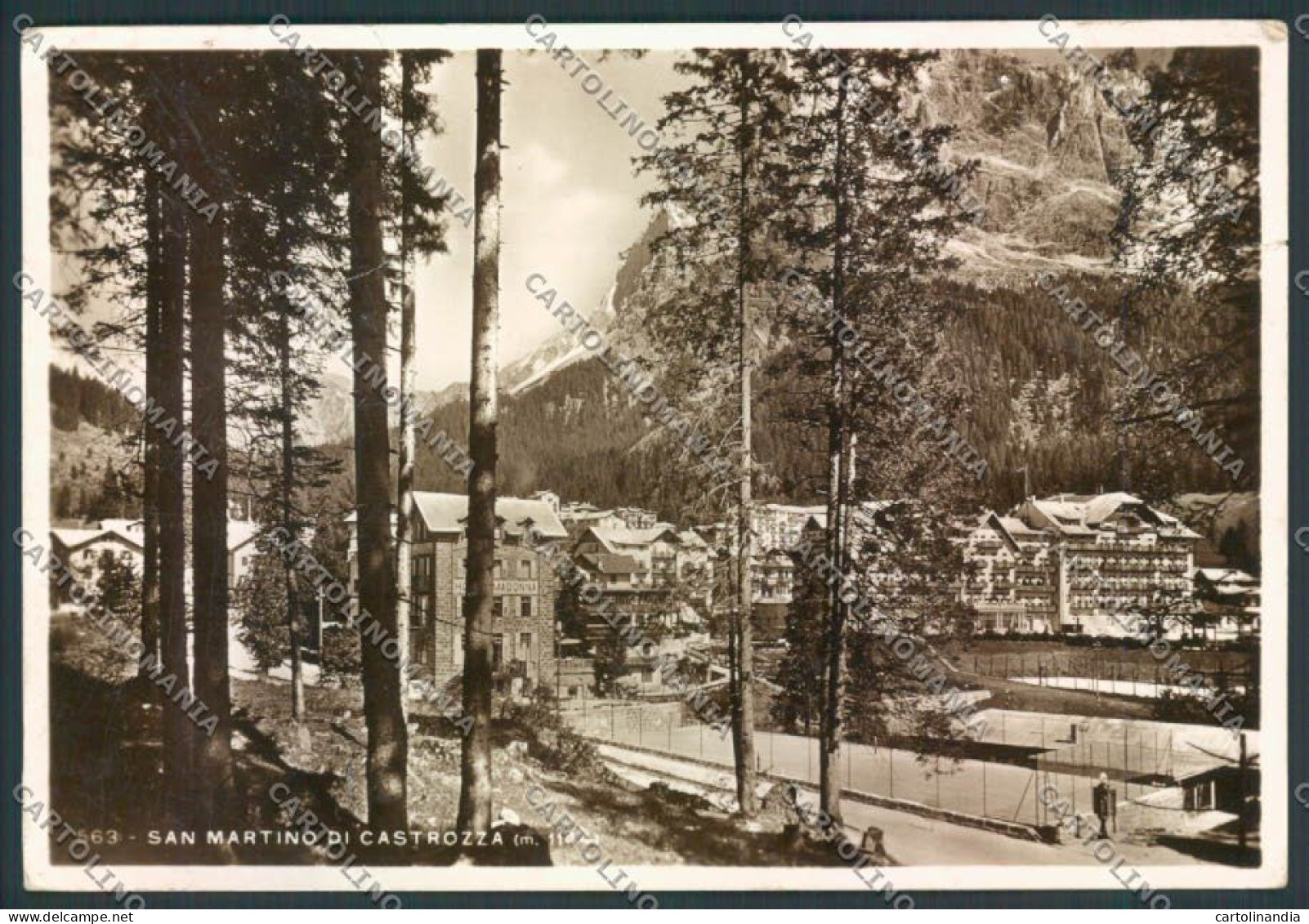 Trento San Martino Castrozza STRAPPO Foto FG Cartolina ZF1220 - Trento