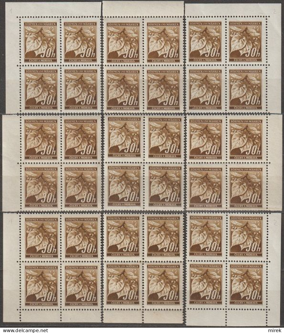 083/ Pof. 25, Complete Big Miniature - Unused Stamps