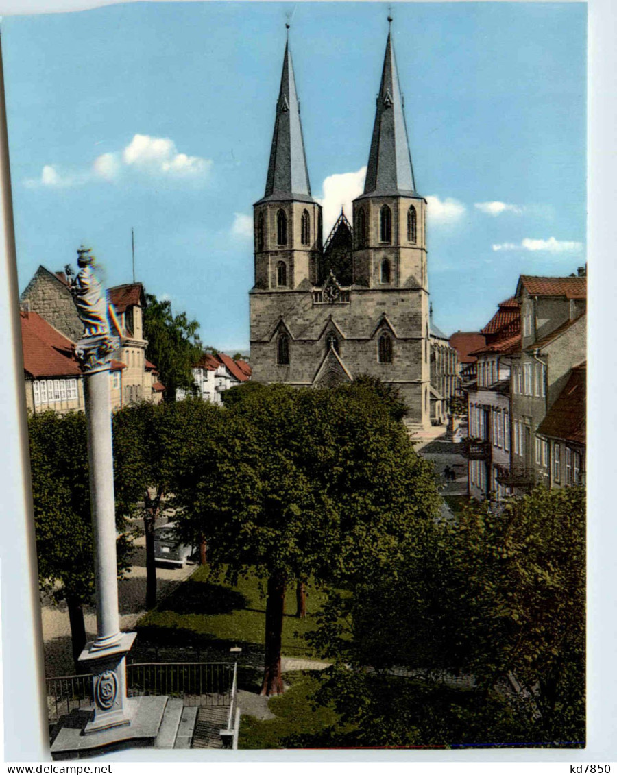 Duderstadt, St. Cyriakuskirche Und Mariensäule - Duderstadt