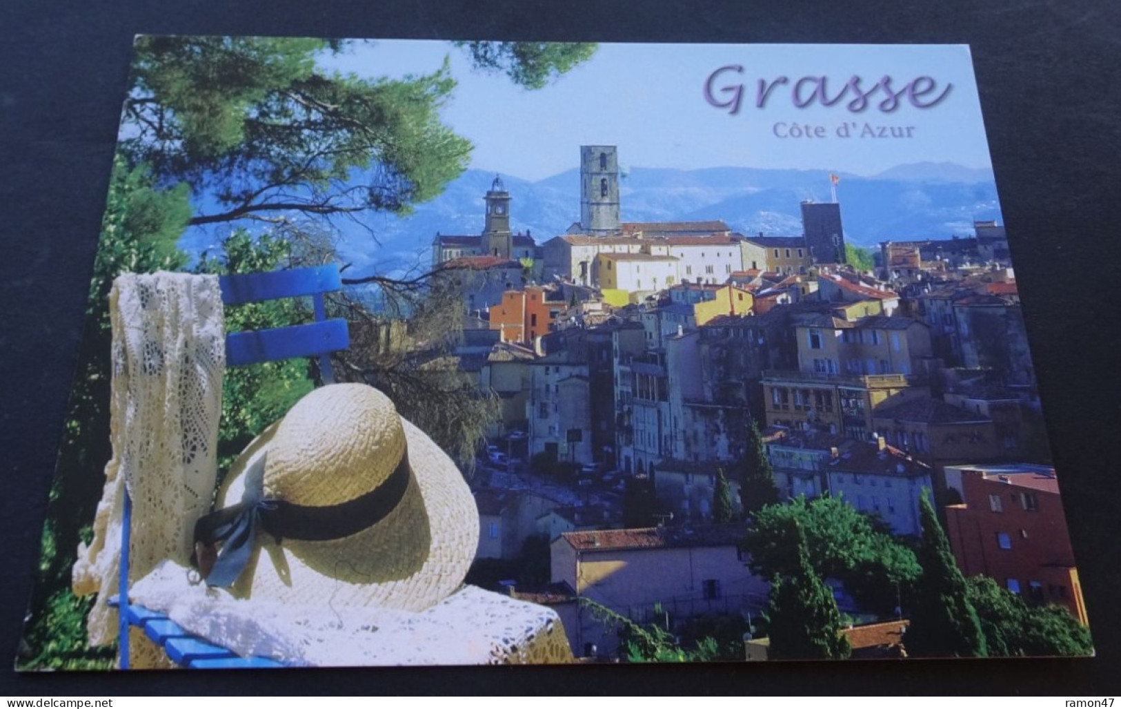 Grasse - Capitale Mondiale De La Parfumerie, Etape De La Route Napoléon - Editions Photoguy, Roquefort-les-Pins - Grasse