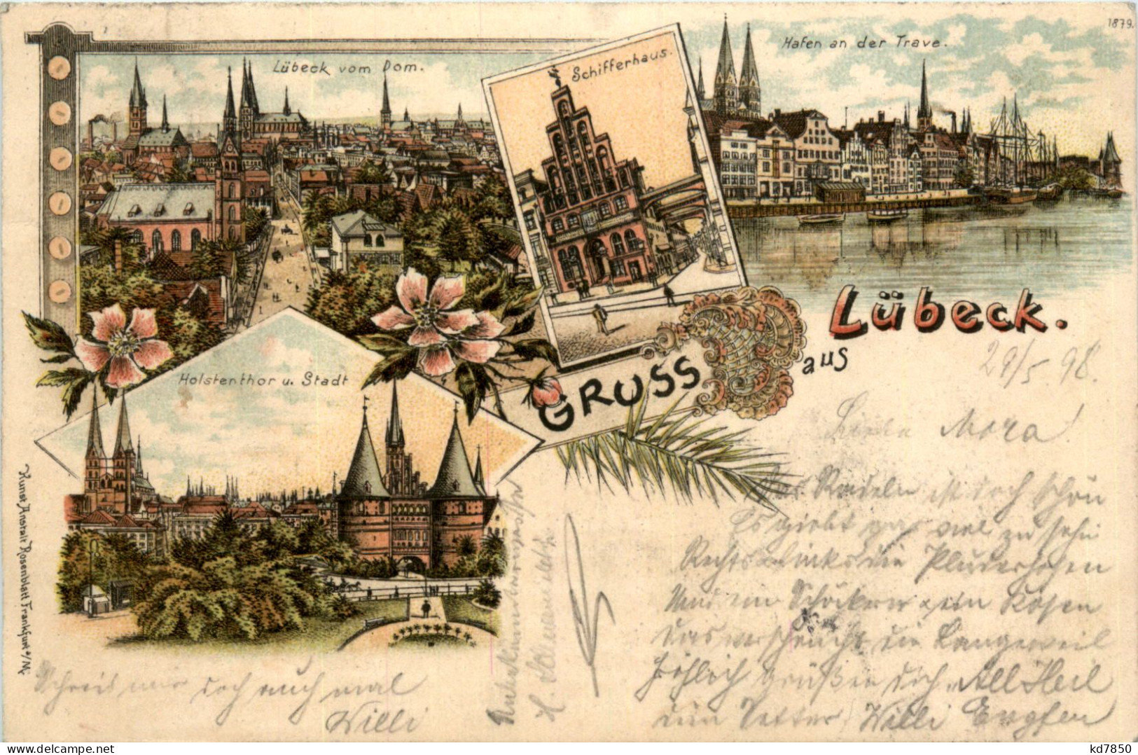 Gruss Aus Lübeck - Litho - Hannover