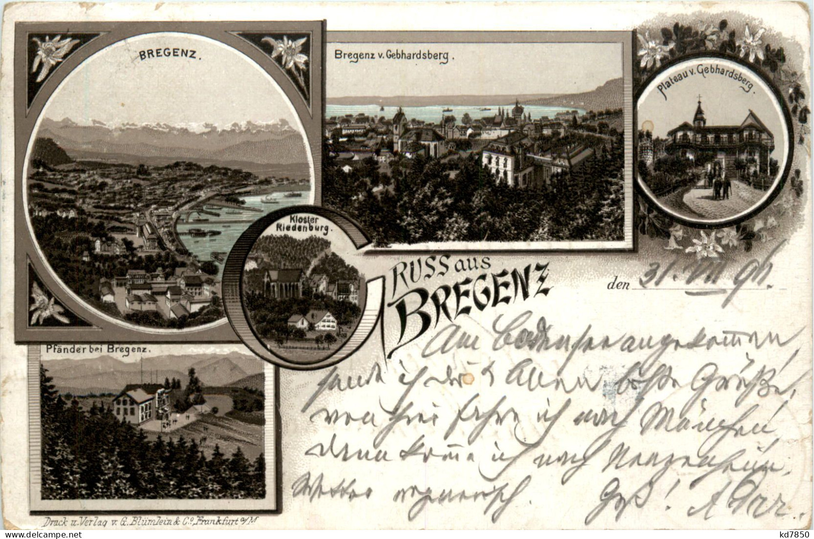 Gruss Aus Bregenz - Litho - Bregenz